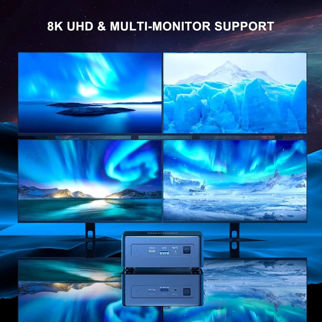 Alt view image 7 of 7 - GEEKOM Mini PC Mini IT11, 11th Intel i7-11390H, 16GB DDR4 512GB SSD