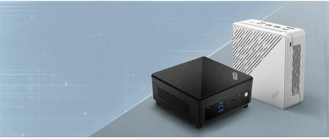 Alt view image 2 of 7 - msi Cubi 5 Barebone Mini PC, Intel Core 5-120U, 2X DDR4 Slots (64GB Max)