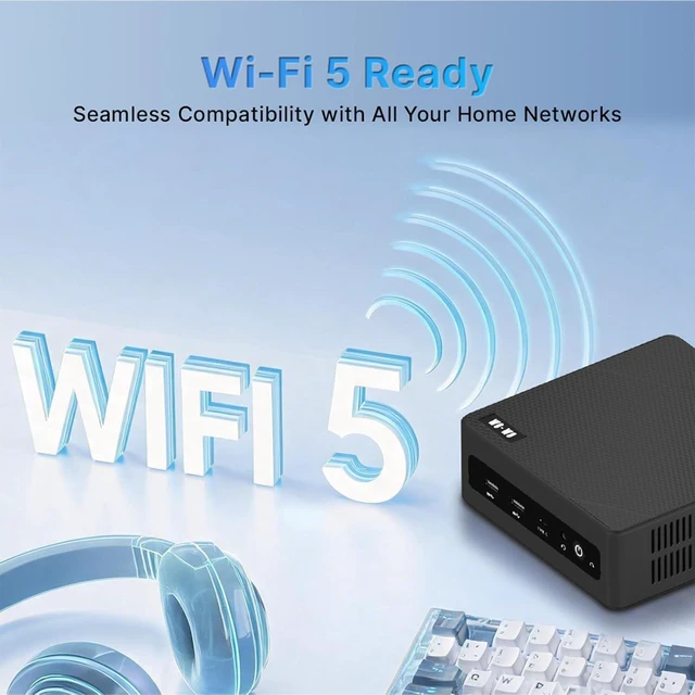 Alt view image 6 of 7 - wo-we P7 Mini PC AMD Ryzen 5 3501U,8GB DDR4 Upgradeable RAM, 256GB SSD