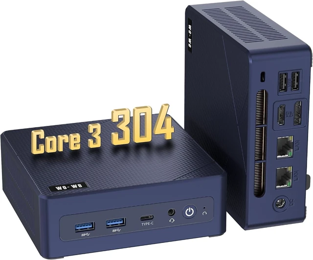 Main image of wo-we Ai Mini PC Wildcat Lake Intel core 3 304 8GB LPDDR5 256GB TLC SSD