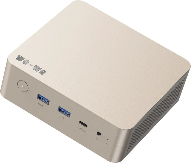 Main image of wo-we H7 Mini PC AMD Ryzen 3 3200G AM4 Upgradeable CPU,8GB 256GB,2×2.5G LAN