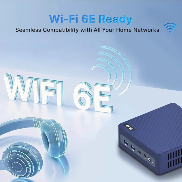 Alt view image 7 of 7 - wo-we Ai Mini PC Wildcat Lake Intel core 3 304 8GB LPDDR5 256GB TLC SSD