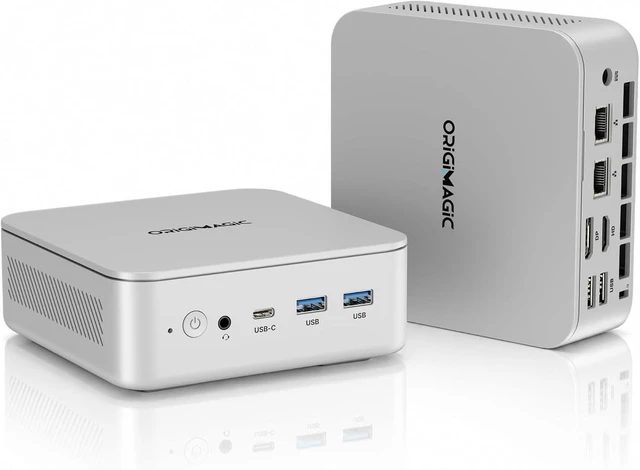 Main image of N5 Mini PC, Ryzen 3 5400U up to 4.0GHz, 16GB DDR4 RAM 512GB NVMe SSD, Triple 4K Display, Dual 2.5GbE, WiFi 5, Bluetooth 5.0, Dual M.2 Storage Expansion, Small Desktop for Home Office Business