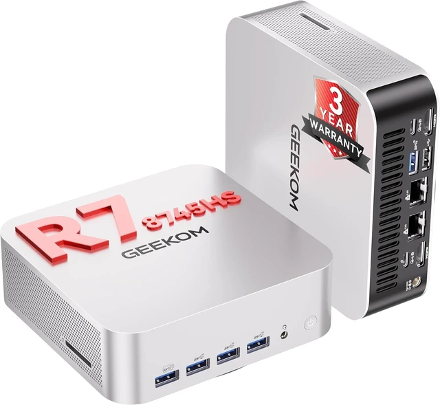 Main image of GEEKOM Barebones A8 Max Office Mini PC|AMD Ryzen 7 8745HS (Beats 7735hs)