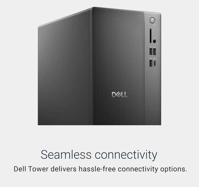 Alt view image 6 of 7 - Dell ECT1250 Business Desktop, New OptiPlex Version - Intel Ultra 5-225, (10 Core, 10 Threads), 16GB DDR5 RAM, 512GB PCIe SSD, Ultra-Quiet Design, KB & Mouse, Windows 11
