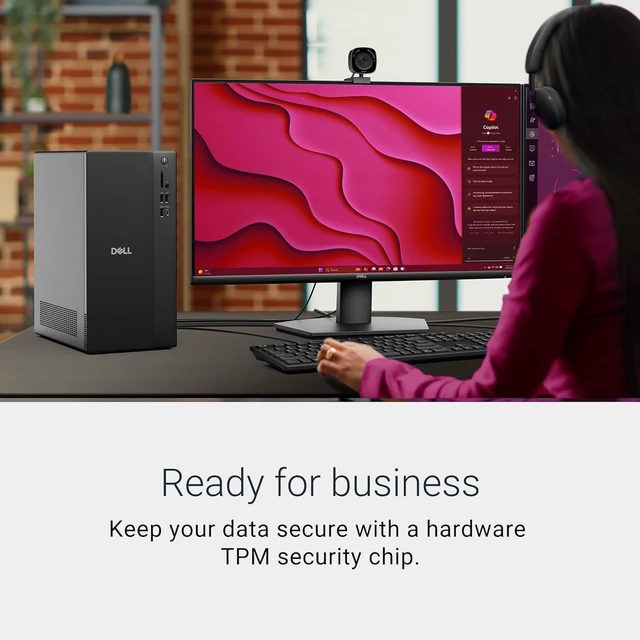 Alt view image 7 of 7 - Dell ECT1250 Business Desktop, New OptiPlex Version - Intel Ultra 5-225, (10 Core, 10 Threads), 16GB DDR5 RAM, 512GB PCIe SSD, Ultra-Quiet Design, KB & Mouse, Windows 11