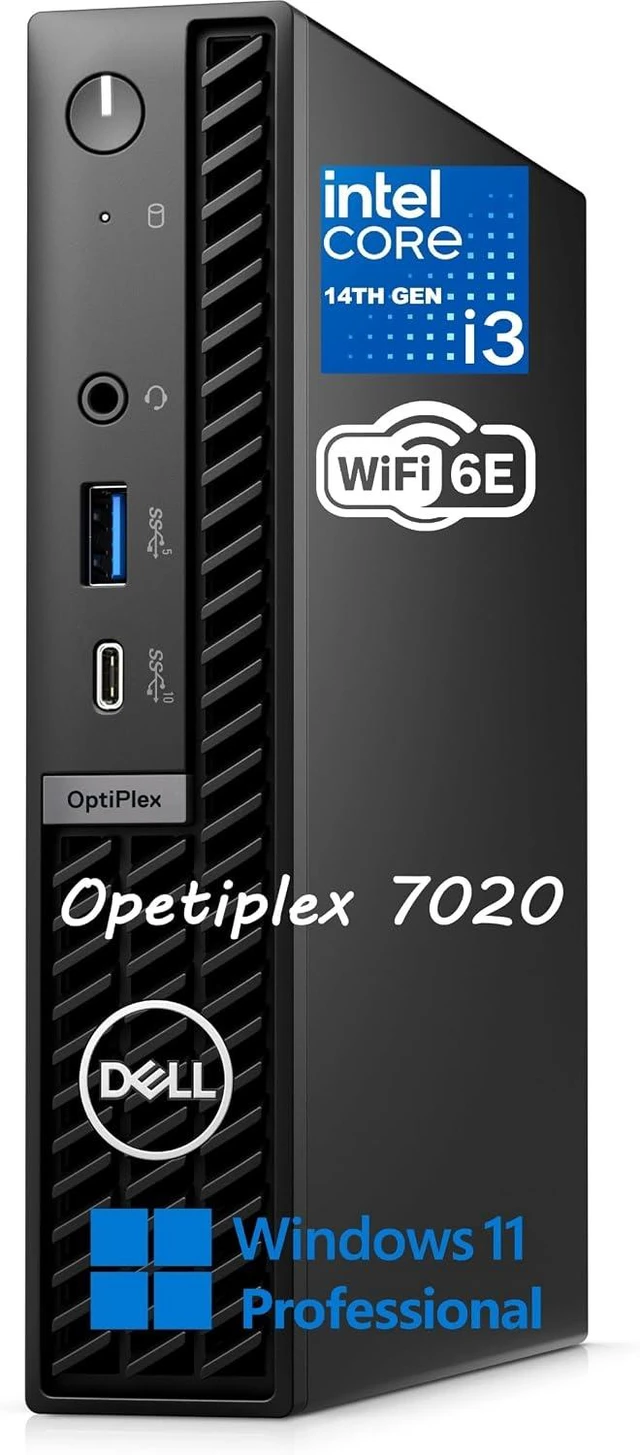 Main image of Dell OptiPlex MFF 7000 Mini Desktop Computer 16GB DDR5 RAM, 256GB PCIe SSD