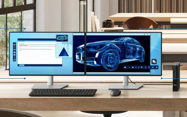 Alt view image 3 of 5 - Dell Pro Micro Desktop Computer (Next-gen OptiPlex 7020 MFF)