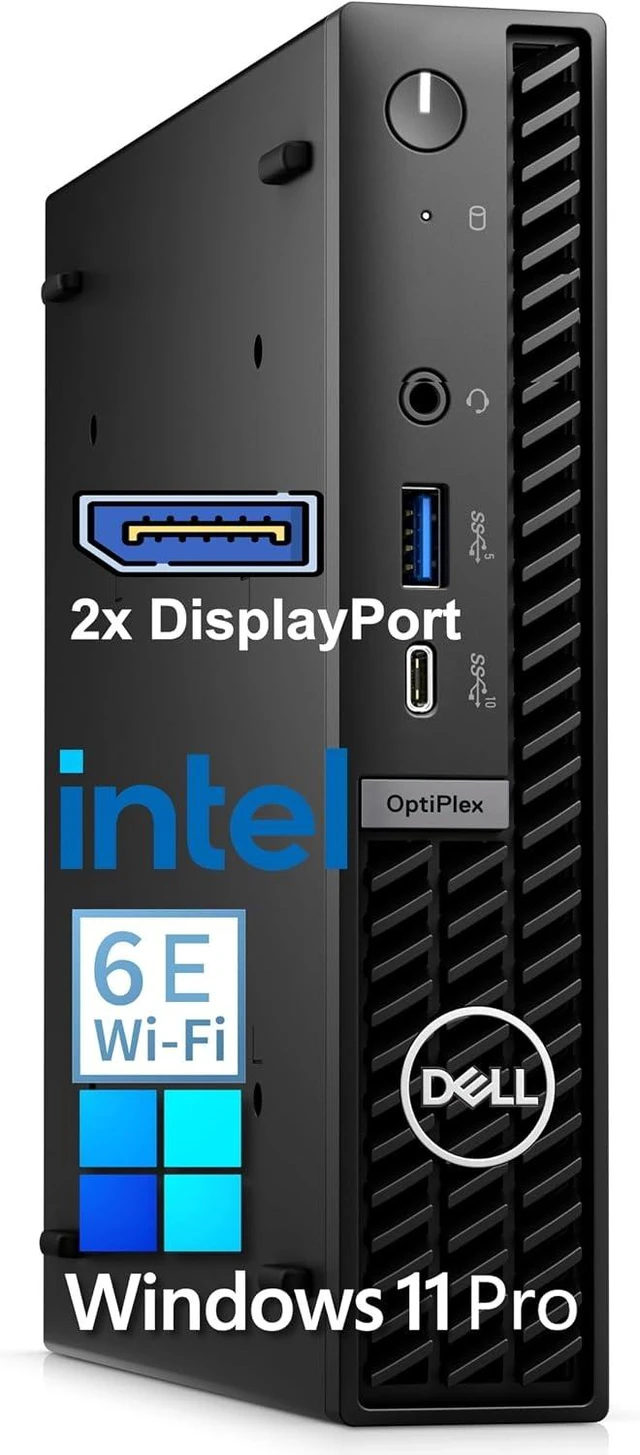 Main image of Dell 2026 OptiPlex 7010 Compact Mini Desktop Computer for Office & Home, Lifetime Office 365, Copilot AI, 16GB DDR5 RAM, 1TB PCIe SSD, WiFi 6E, Triple 4K Display, Windows 11 Pro