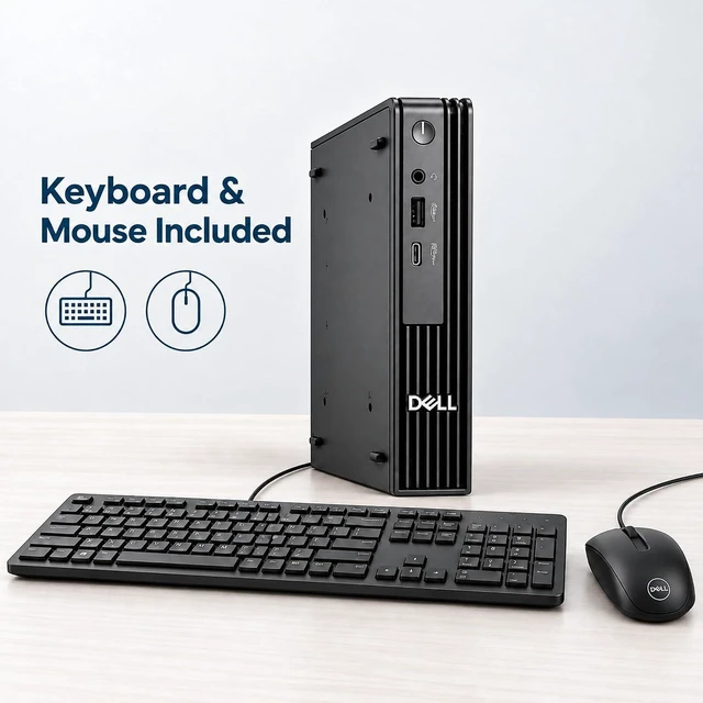 Alt view image 6 of 7 - Dell Pro Micro PC Core Ultra 5-235T (14 Core) AI Business PC Windows 11 Pro