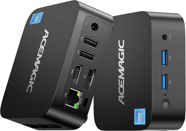 Main image of ACEMAGIC Vista V1 N150 Mini PC,16GB DDR4 RAM 512GB SSD Mini Computers, Twin Lake N150(Beat N100/N95) Small Desktop PC, 4K Dual Display/HDMI/WiFi/BT/LAN for Home/Office
