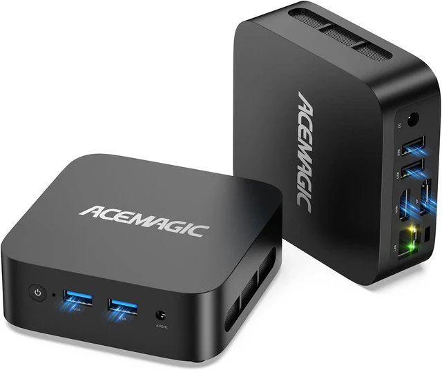 Main image of ACEMAGICIAN V1 Mini PC 8GB DDR4 RAM 256GB Twin Lake N150 M.2 SSD Mini Desktop Computer(Beat N100/N95) Micro PC,Small PC 2.4G/ 5.0G WiFi 4K Dual Display/HDMI/LAN/BT for Business/Home/Office Black