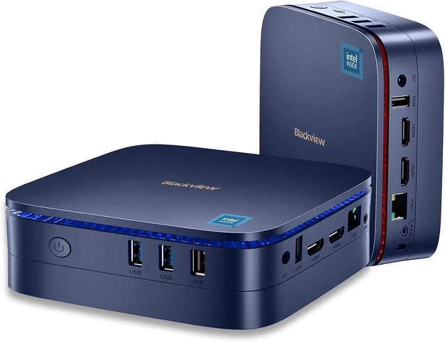 Main image of Blackview Mini PC, Intel 12th N95 Mini Desktop Computers, 16GB DDR4 RAM 512GB M.2 SSD Micro Computer Support Dual 4K UHD, Dual WiFi, BT4.2, Gigabit Ethernet