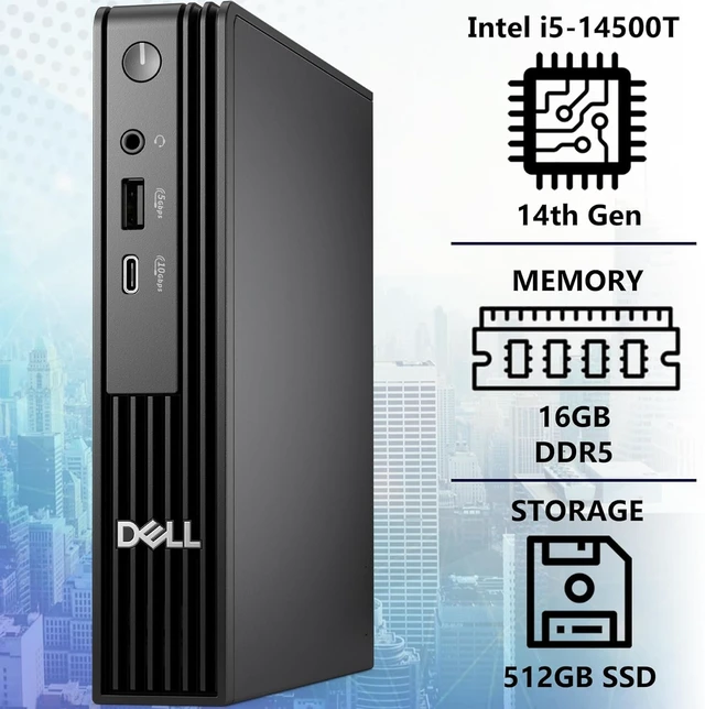 Alt view image 4 of 6 - Dell OptiPlex Next-Generation, Pro Micro Business Desktop