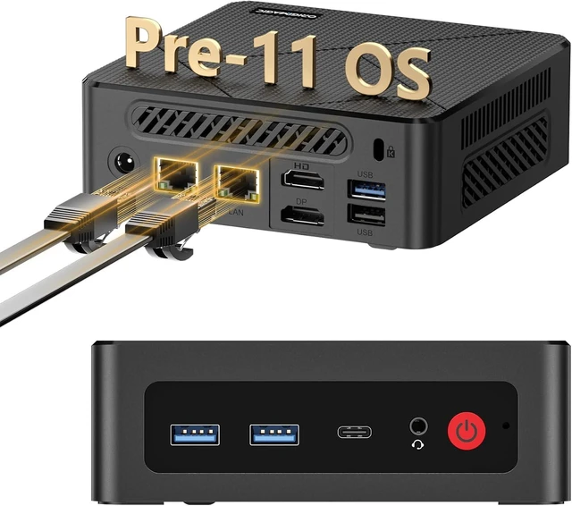 Main image of C4 NEO Dual Nic Mini PC Ryzen 5 3500U, 16GB DDR4 RAM 512GB SSD