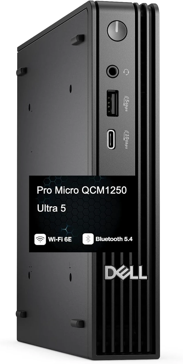 Alt view image 7 of 7 - Dell Pro Micro QCM1250 Mini Desktop, Intel Core Ultra 5-235T, 16GB / 512GB
