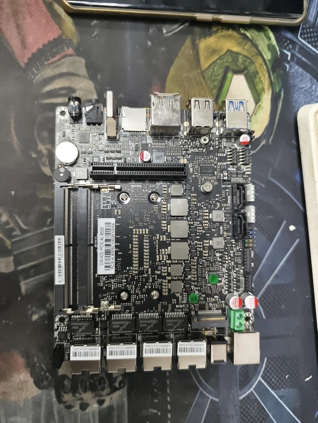 Alt view image 3 of 3 - Firewall Appliance Mini PC, Intel Pentium 8505 Quad Core 4xIntel I226 2.5G Ethernet VPN Soft Routing,2*USB3.2 1*TF Slot 2*SATA 1*M.2 NVMe x4 8GB DDR5 128GB M.2 Nvme