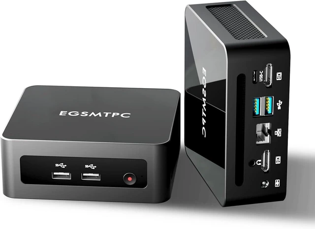 Main image of Mini Desktop Computer, Intel Core i5-12450H (Up to 4.40GHz), 16GB DDR4 RAM, 512GB M.2 SSD, Mini PC Supports Triple 4K Display, USB 3.2, Wi-Fi 6, BT 5.2, RJ45 2.5G