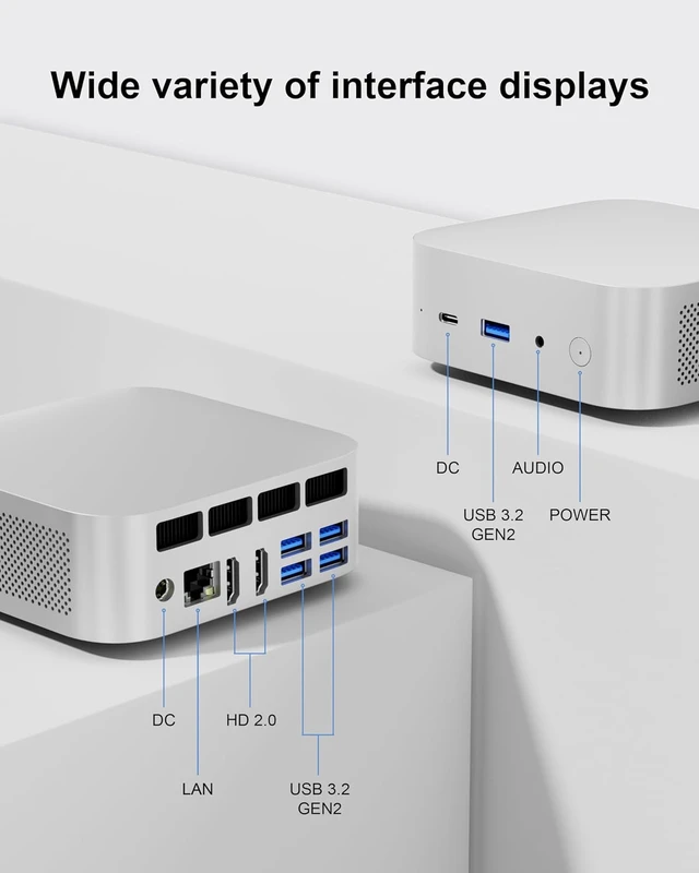Alt view image 3 of 7 - 11 Pro Mini PC Intel Core i3-1215U 6C/8T, Business Home Office PC