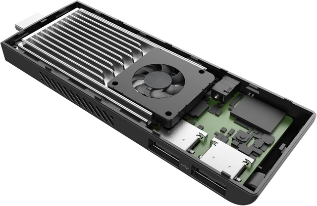 Alt view image 6 of 7 - Mini Computer Stick with Celeron J4125 Processor 4C/4T LPDDR4 8GB 256GB eMMC HD/2*USB3.0/Mirco SD Support 4K HD Mirco PC