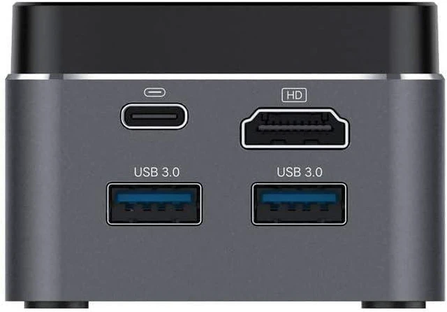 Main image of M1T Mini PC Celeron Processor J4125, 4 Cores 4MB Cache Max 2.70GHz, 8GB DDR4 RAM 128GB SSD, 4096x2304 4K Resolution, Fan 2xUSB3.0 1xHD 1xUSB-C