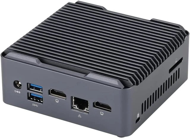 Alt view image 3 of 7 - Qotom Fanless Mini PC J5005 2X HD 2.0 Intel NUC7JYB Board Barebone