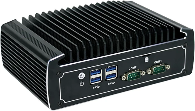 Alt view image 4 of 4 - Fanless Mini PC, Industrial PC, TPM2.0, I3 10110U, BX01, 2 x COM, SIM Slot, HDMI, DP, 2 x I210 LAN, Vesa Mount, WOL, PXE, Watchdog, 16G RAM, 256G SSD