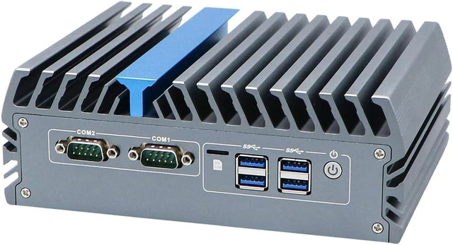 Alt view image 4 of 7 - Embedded Industrial Computer, Mini PC, I3 1215U, IX21, 3 x HDMI, 3 x LAN, SIM Slot, Expandable GPIO 936V Wide Voltage Power, 0 RAM, 0 Storage, Barebone No System