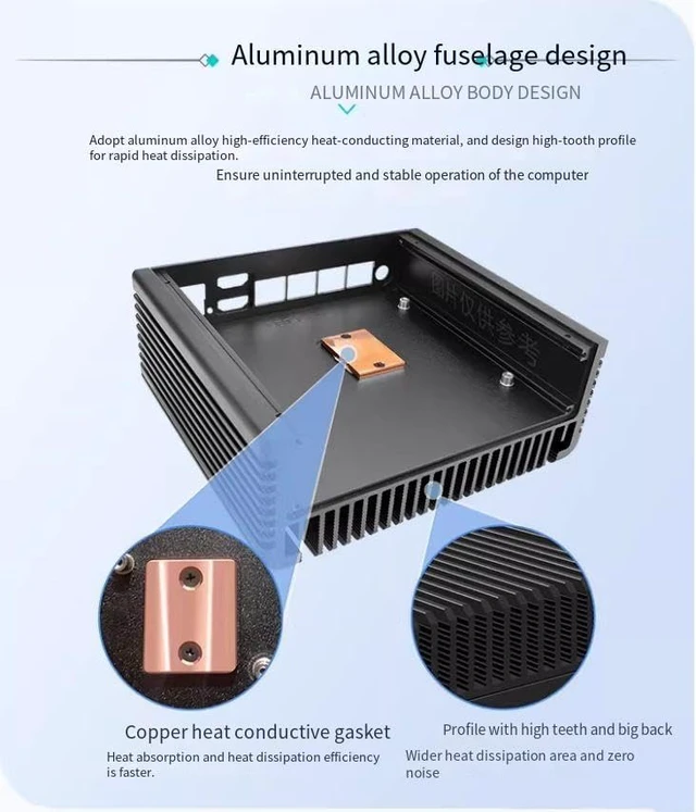 Alt view image 7 of 7 - Fanless Mini PC N95 with 4x2.5G LANs,DDR5,M.2 NVMe3.0x4,4K Triple display/Type-C/2HD2.0,Micro Router Appliance Support Home Office OPNsense AES-NI,TF Card Slot,USB3.2 Gen1 5Gbps,NO RAM NO SSD