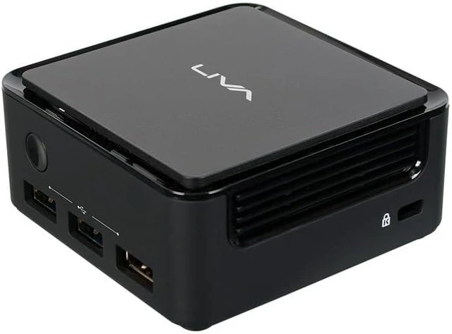 Main image of ECS Liva Q3D, Jasper Lake N6000 CPU 4GB RAM 64GB Storage, Win 11 Pro, Pocket Size Mini PC