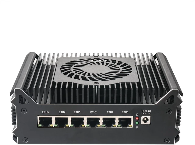 Main image of Pentium Gold7505,Micro Firewall Appliance,Mini PC,OPNsense,VPN,Soft Router PC,6 x2.5GbE i226-V,COM,HDMI,DP,Type-C,Three Screen Display (Pentium Gold 7505/MAX Case/DDR4, 8G RAM 128G NVME SSD)