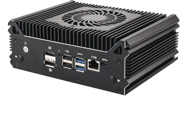 Alt view image 4 of 6 - Pentium Gold7505,Micro Firewall Appliance,Mini PC,OPNsense,VPN,Soft Router PC,6 x2.5GbE i226-V,COM,HDMI,DP,Type-C,Three Screen Display (Pentium Gold 7505/MAX Case/DDR4, 8G RAM 128G NVME SSD)