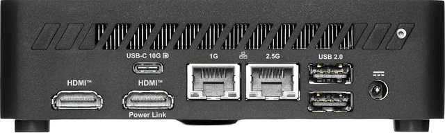Alt view image 6 of 7 - msi Cubi NUC TWG Barebone Desktop, Intel Celeron N150, Fanless, Ultra Small, HDMI, Dual LAN, Non-OS, 3Y Warranty (S-010BUS)