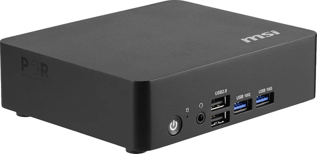 Alt view image 4 of 7 - msi Cubi NUC TWG Barebone Desktop, Intel Celeron N150, Fanless, Ultra Small, HDMI, Dual LAN, Non-OS, 3Y Warranty (S-010BUS)