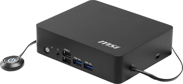 Alt view image 7 of 7 - msi Cubi NUC TWG Barebone Desktop, Intel Celeron N150, Fanless, Ultra Small, HDMI, Dual LAN, Non-OS, 3Y Warranty (S-010BUS)