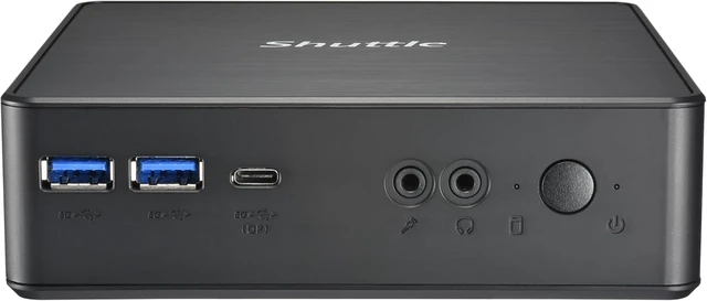 Alt view image 2 of 4 - Shuttle Computer - NC40U XPC Nano NC40U Barebone System - Intel Celeron 7305 1.10 GHz Penta-core (5 Core) -