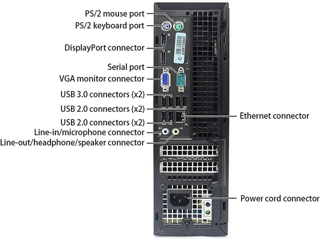 Alt view image 4 of 6 - TM 9020-SFF, Intel Core i5-4570 3.2GHZ, 16GB RAM, 512GB SSD Solid State, DVDRW, 4 in 1 TM USB Hub Windows 11