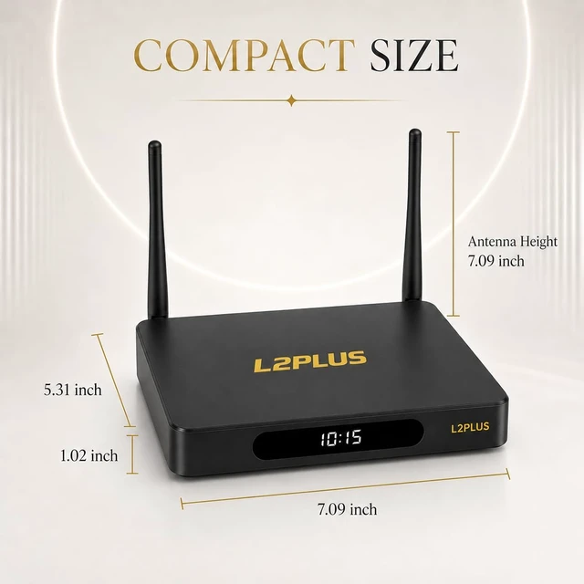 Alt view image 4 of 7 - 2026 L2 Plus, 4GB RAM 64GB ROM, Multi-Port Unit with Power Cord, Compact Device with WiFi Connection