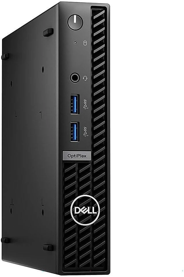 Main image of Dell OptiPlex 7010 Micro Form Factor Desktop, Intel Core i5-13500T (14 Core up to 4.6 GHz), Intel UHD Graphics, 16GB DDR4 RAM, 512GB PCIe SSD, Windows 11 Pro, Black
