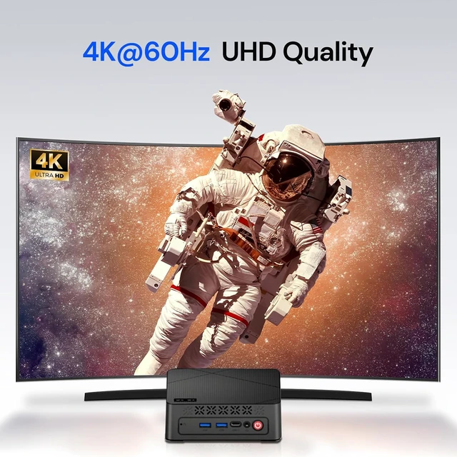 Alt view image 6 of 7 - wo-we P6 Mini Gaming PC AMD Ryzen 5 3550H4C/8T,Up to 3.7GHz,16GB DDR4 RAM 512GB M.2 2280 SSD, Mini Desktop Computers Support Dual 4K, WiFi5 BT5.0 Ethernet HTPC for Business, Education, Home