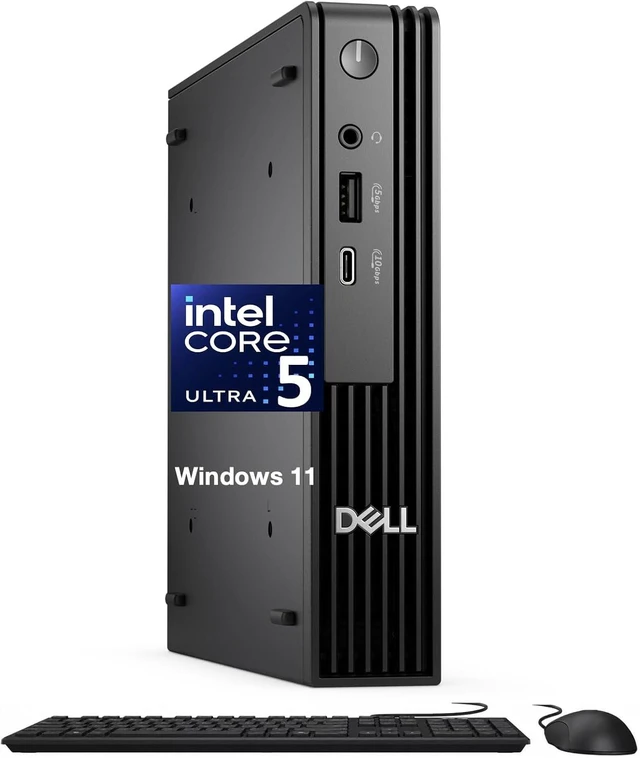 Main image of Dell Pro Micro QCM1250, Intel Core Ultra 5 235T, 8GB RAM, 512GB SSD