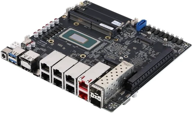 Alt view image 6 of 7 - Qotom Mini PC Q51551UT CPU 125H, 10G/ 2.5G LAN, SFP+, Barebone DDR5