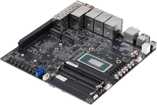 Alt view image 7 of 7 - Qotom Mini PC Q51551UT CPU 125H, 10G/ 2.5G LAN, SFP+, Barebone DDR5