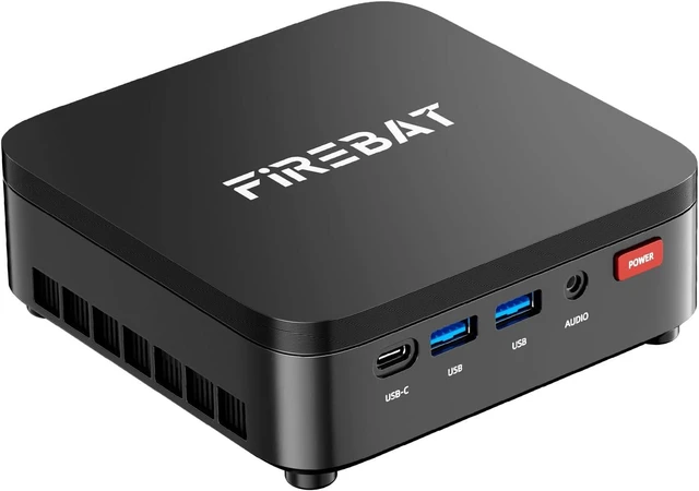 Main image of FIREBAT Mini PC AMD Ryzen 4300U (up to 3.7GHz), LAN/Wi-Fi 6/BT 5.2, Type-C/HDMI/DP, 4K @60Hz Support, 8GB LPDDR4, 256GB SSD (Expandable),Silent,Use in Education, Office, and Home EntertainmentR3