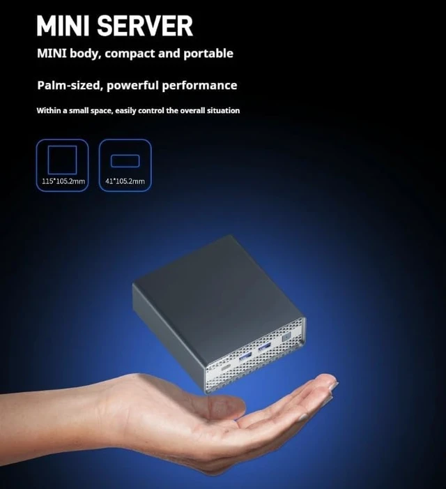 Alt view image 2 of 7 - Firewall Appliance Mini PC,M1S Inter N150 NAS Host Soft Route,4 Cores and 4 Threads,2*Intel i226-V 2.5G,1*DDR5 4800MHz Max 48GB,Supports up to 4*M.2 (PCIE3.0×1) Nvme 2280 (NO RAM NO SSD)