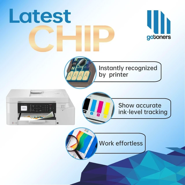 Alt view image 2 of 7 - LC506 LC506XL Ink Cartridg Replacement for Brother LC 506XL 506 XL High Yield use with Brother MFC-J4355DW MFC-J4555DW MFC-J4557DW INKvestment 4355 4555 4557 Printer (4-Pack)