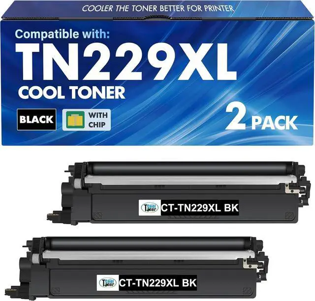 Main image of TN229XL TN229 Black TN229XLBK TN229BK Toner Cartridges MFC-L3780CDW 2 Pack