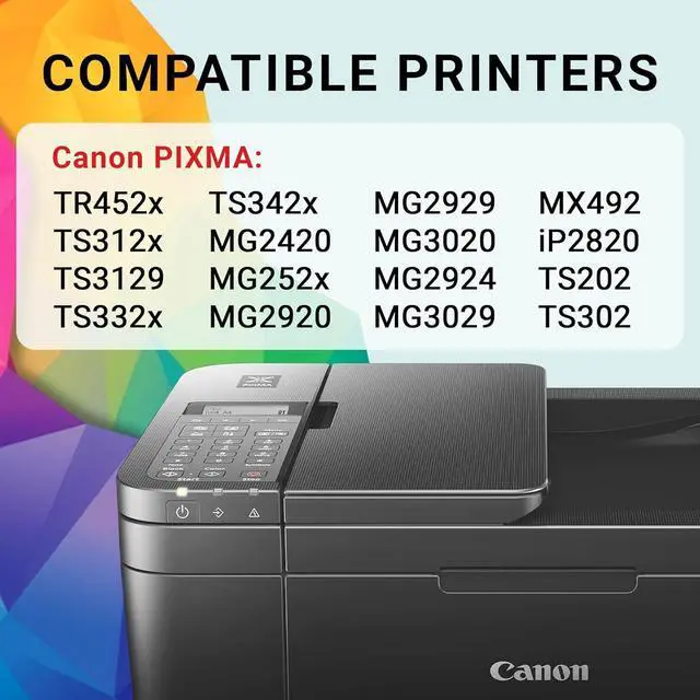Alt view image 2 of 7 - Canon Genuine Ink Cartridges PG-245XL Black/CL-246 Colour, High-Yield Value Pack (2 Count), Original Canon Printer Ink for PIXMA TR4520 / TS3120 / TS3220 Series Printers