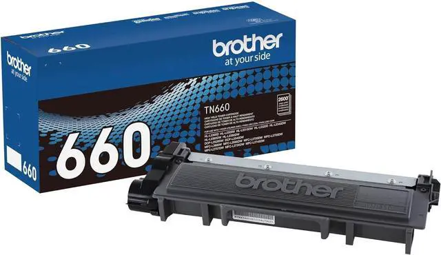 Main image of Brother Original TN660 High-Yield Black Toner Cartridge, Higher Yield for Value, Original Toner Replacement cartridges, Toner for Brother Laser Printers HL-L2320D, DCP-L2520DW, MFC-L2700DW and More