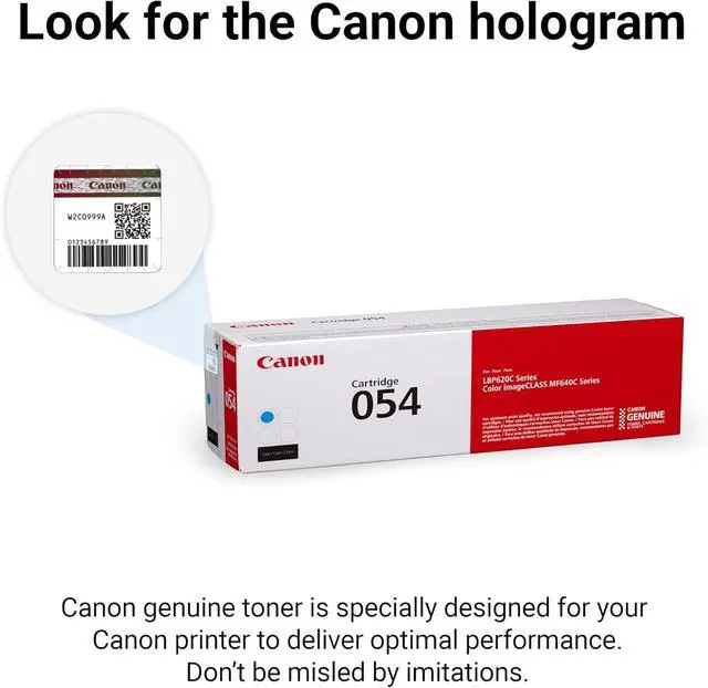 Alt view image 5 of 6 - Canon Cartridge 054 Cyan, Standard Toner